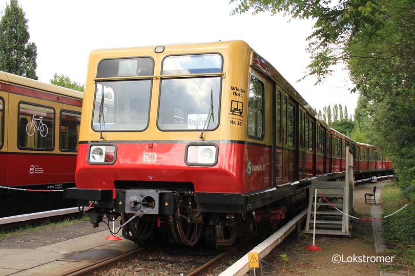 DB 485 168 im S-Bahn-Ausbesserungswerk Berlin-Schöneweide am 11.08.2012