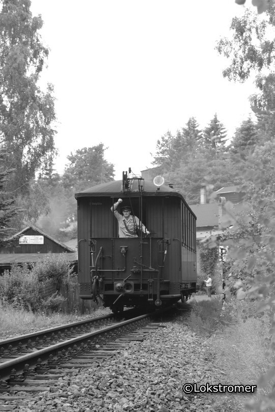 Zugschluss auf der Pressnitztalbahn