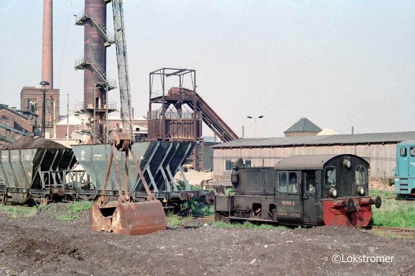 DR 100 105 Zuckerfabrik Roitzsch 14.05.1988
