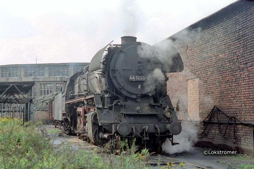 44 1256 als Heizlok in Leipzig-Engelsdorf am 31. August 1986