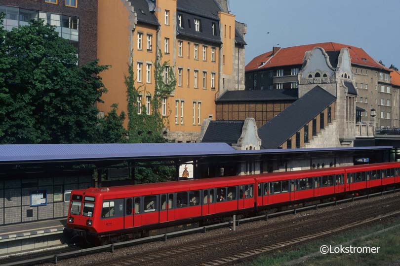 DB 485 075 auf der Ringbahn in Berlin-Hohenzollerndamm am 17.05.1997