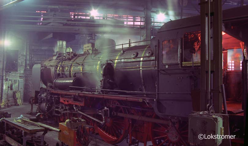 DR 38 2267 im Raw Meiningen am 17.03.1992