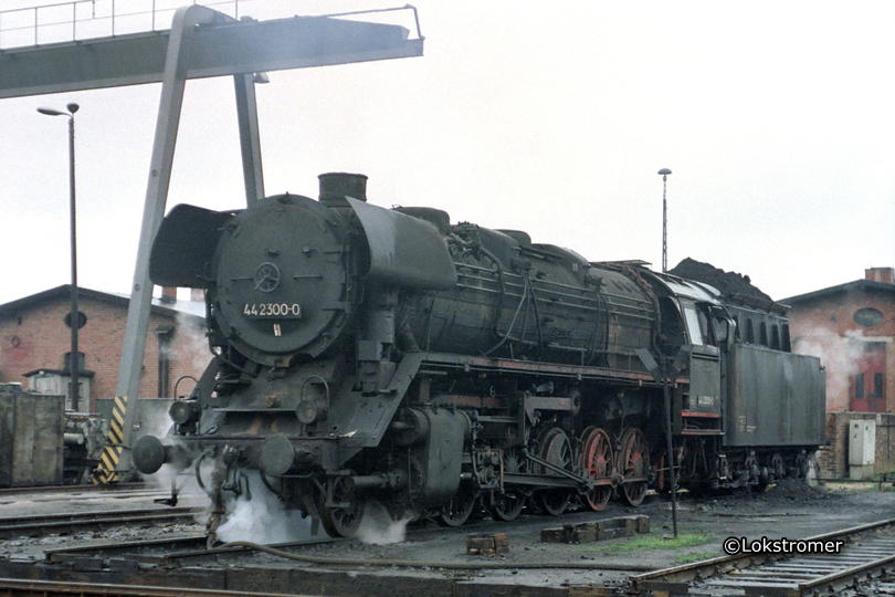44 2300 als Heizlok in Görlitz am 21. Juli 1984