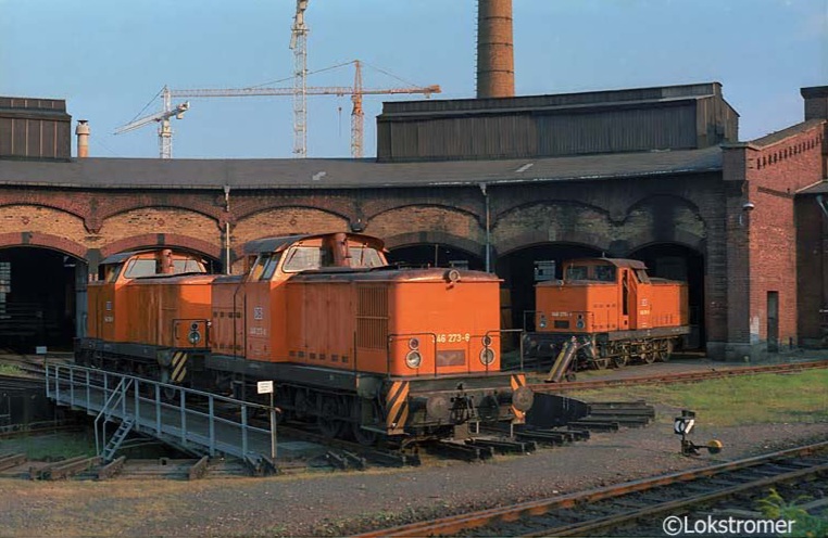 DB 346 273 am 1.8.1994 im früheren Bw Dresden-Altstadt 