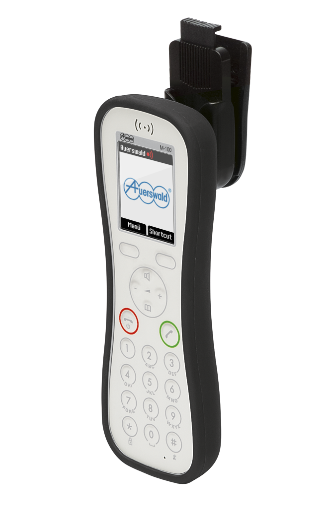 Auerswald Handset COMfortel M 100 weiss im Softcover, presented by SafeTech