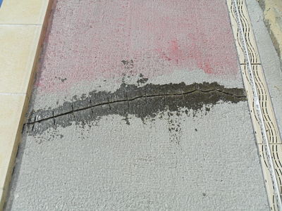 Traitement de fissure avant pose du carrelage