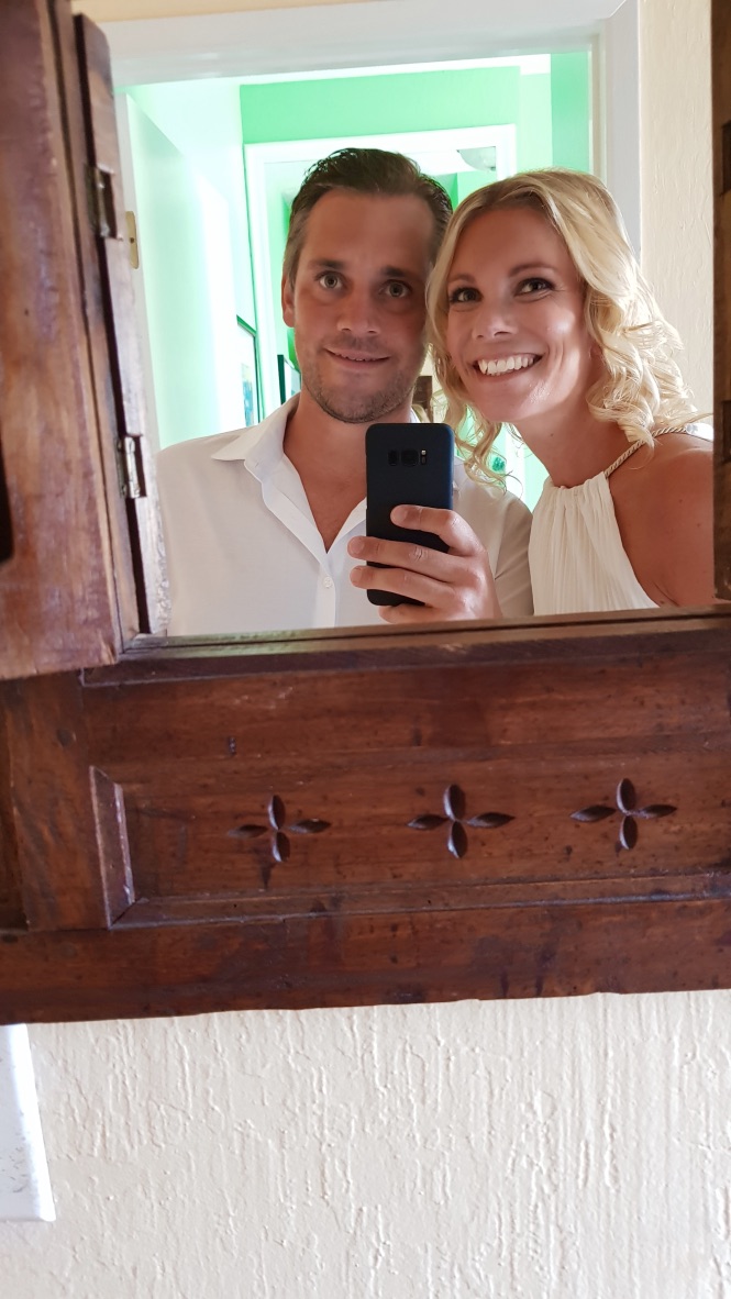 Selfie vor der Hochzeit