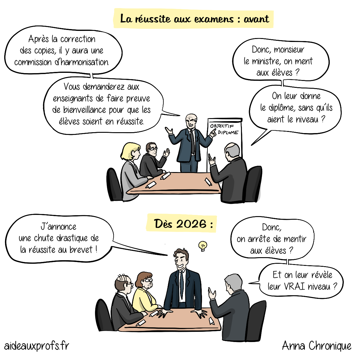 La course des recteurs aux meilleurs résultats académiques au Brevet des Collèges et au Bac, c'est fini !