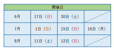 浮島自然水族館開催日程