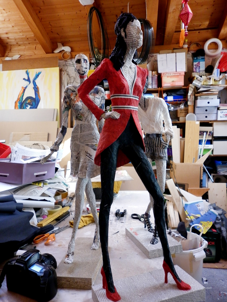 Elena Lichtsteiner, Skulpturen: Atelierimpressionen