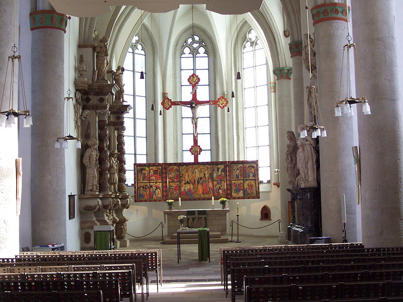 Evangelische Stadtkirche - Altarbild von Conrad von Soest
