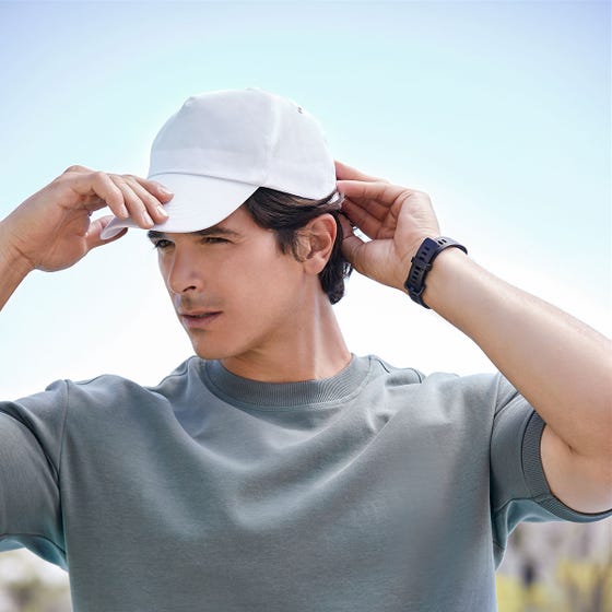 Gorra Mosella: Color vino y blanco