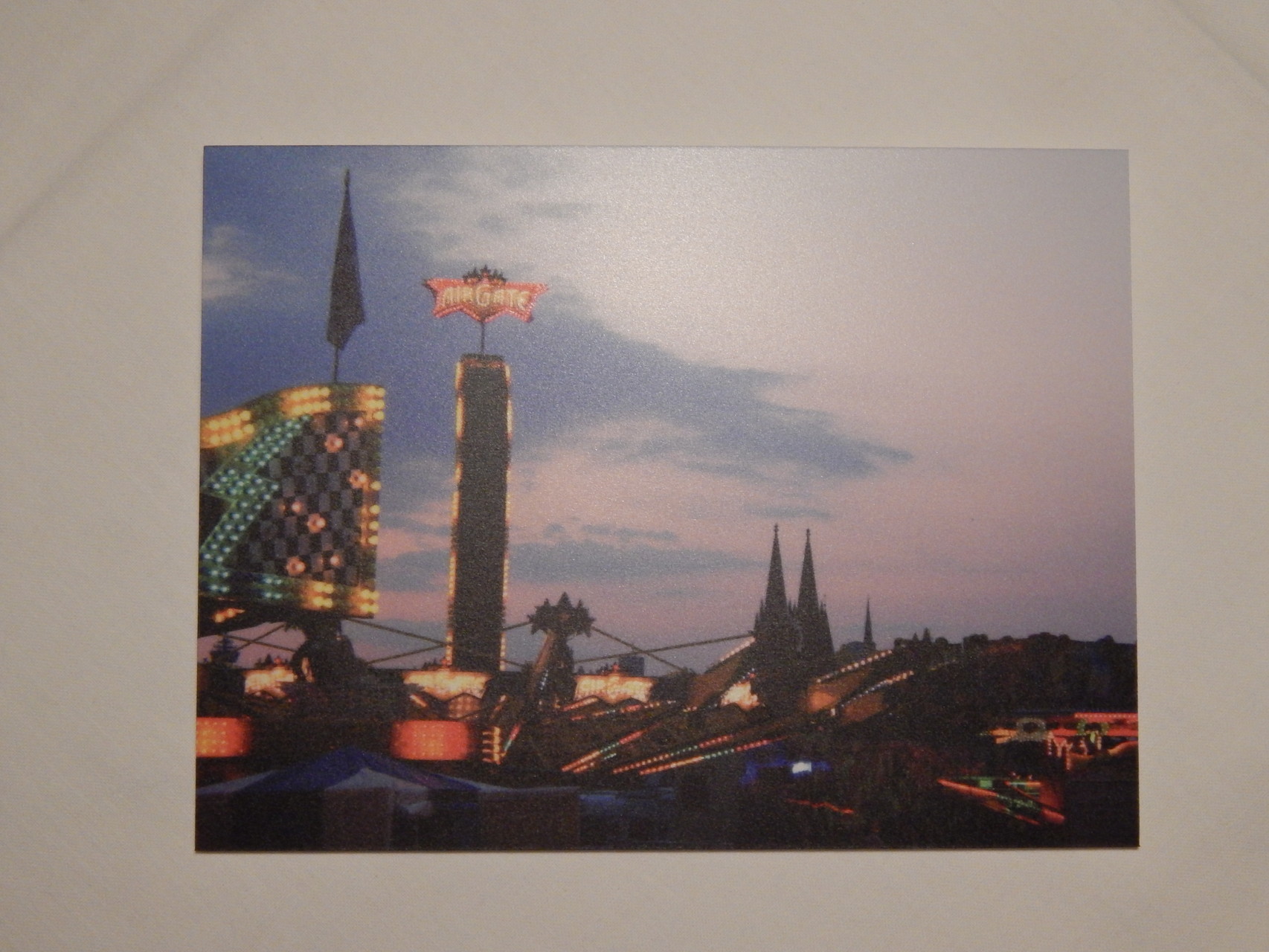 Deutzer Kirmes Zweite Runde Nr.4 Print auf Forex 30x40cm 100.-