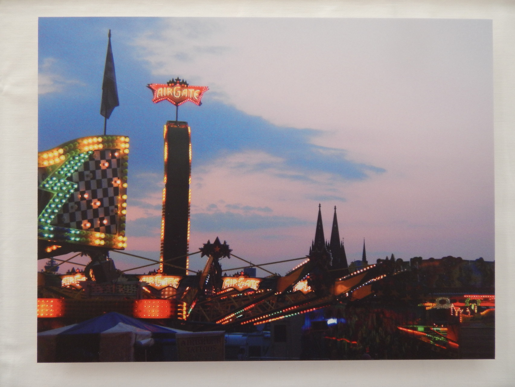 Deutzer Kirmes Zweite Runde Nr.4 Print auf Forex 15x20cm 30.-