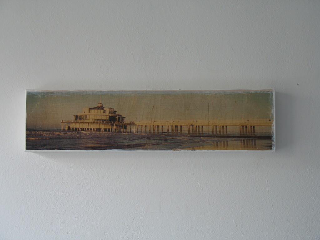 Ein Pier will weg 17/ 2007 10x40cm 400.-