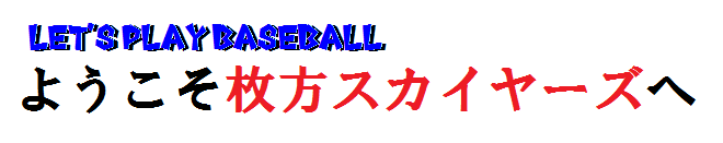 ようこそ枚方スカイヤーズへ