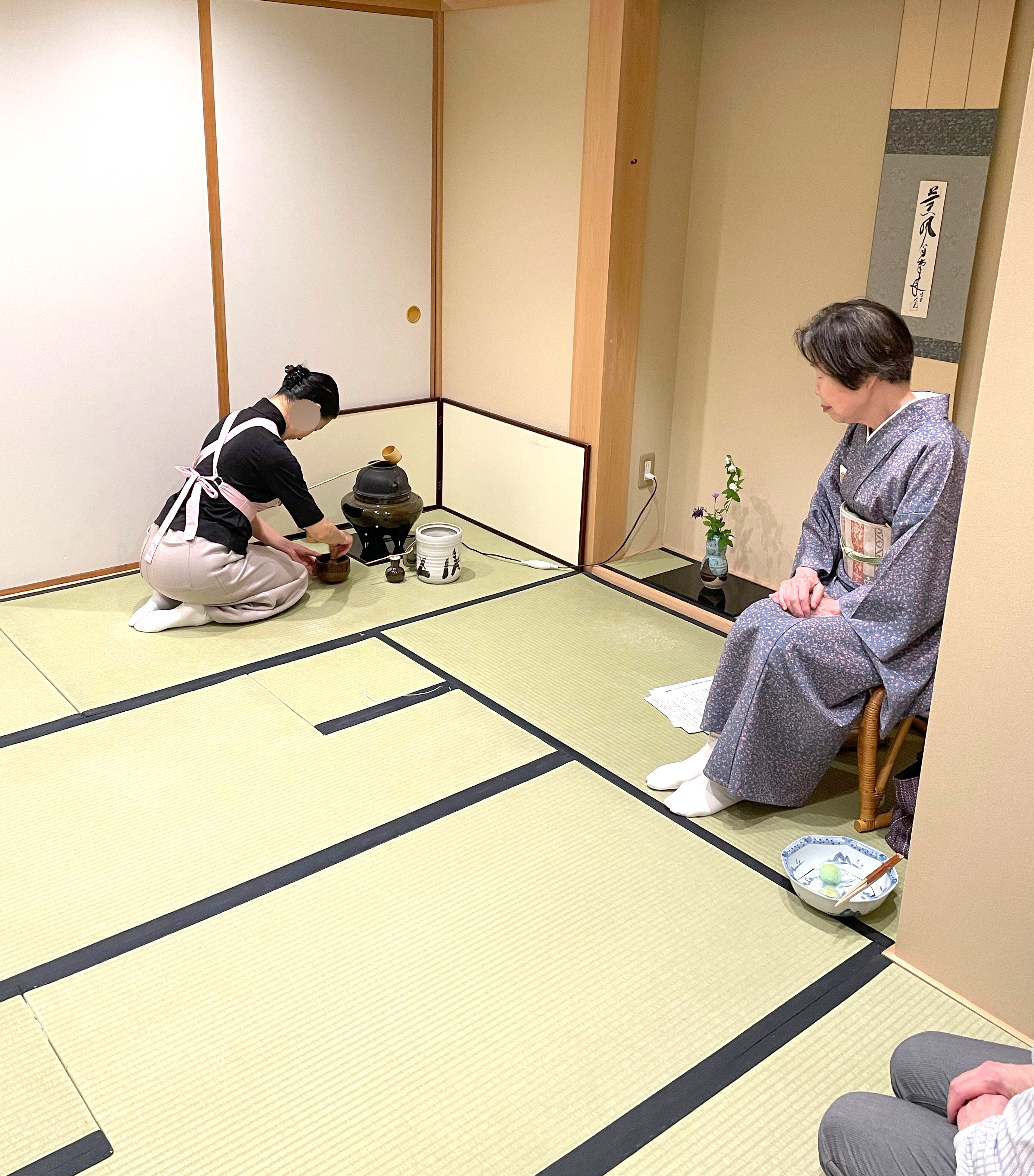 上級クラス「炉(ろ)」の季節のお稽古。