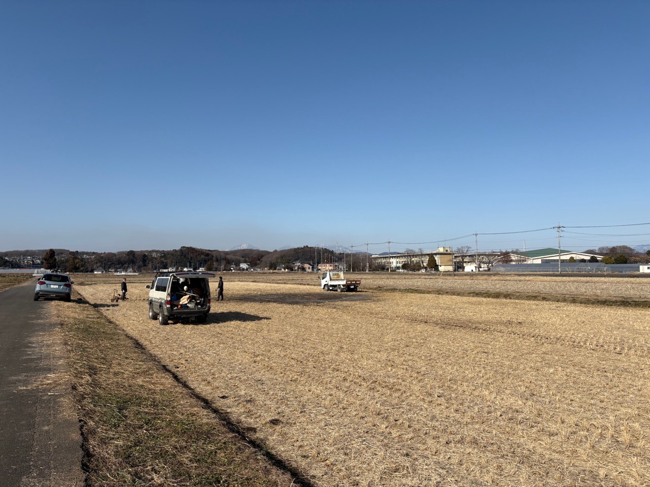 翌日(18日)朝11時、片付けが終わっていました