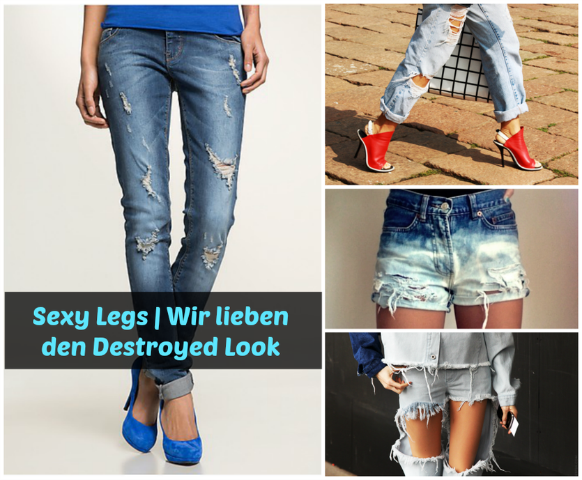 Streetstyle Look | Trashige Destroyed Jeans