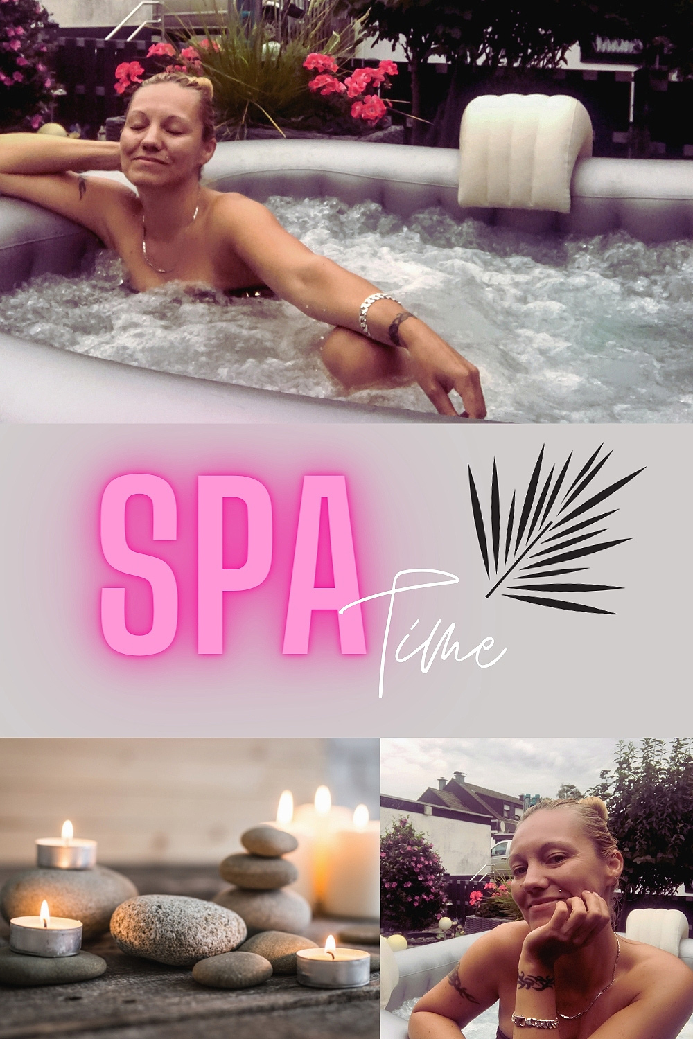 Spaß im Whirlpool Spa Time im eigenen Garten oder auf der Terrasse: Für ein Wellnesswochenende muss man nicht mehr unbedingt das Haus verlassen. Wer die Idee liebt, sich im eigenen Spa zu entspannen, für den sind aufblasbare Whirlpools eine tolle Option | Hot Port Life & Style | 30+ Mode & Lifestyle Blog