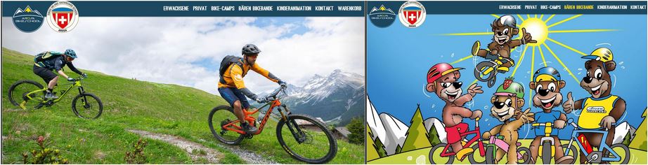 Skurlaub Schweiz und bikeschule Schweizeralpen