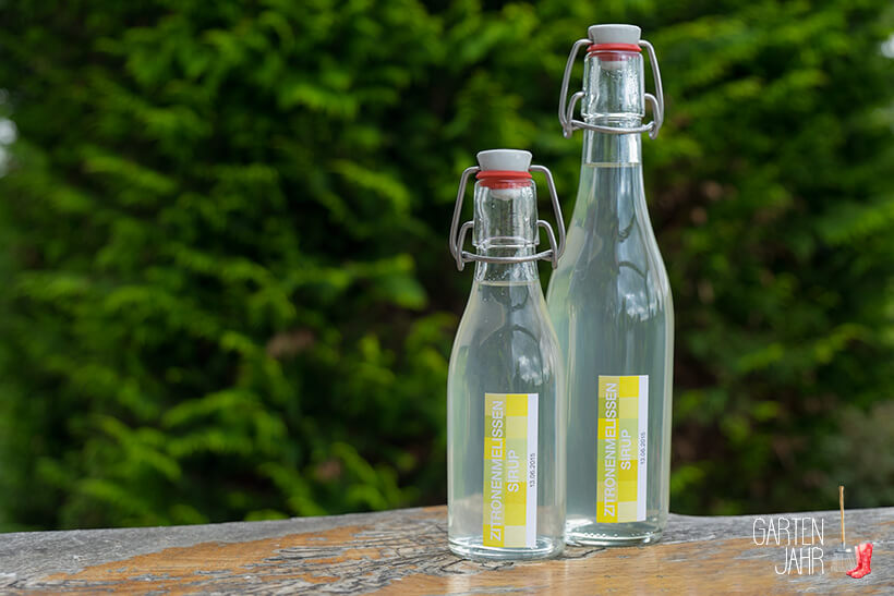 Rezept Zitronenmelissensirup selber machen