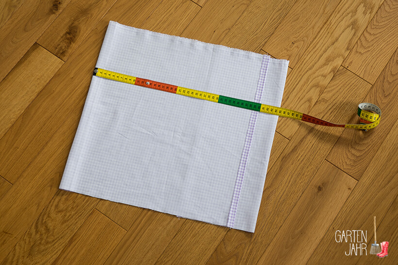DIY: Kissenhülle nähen mit Hotelverschluss