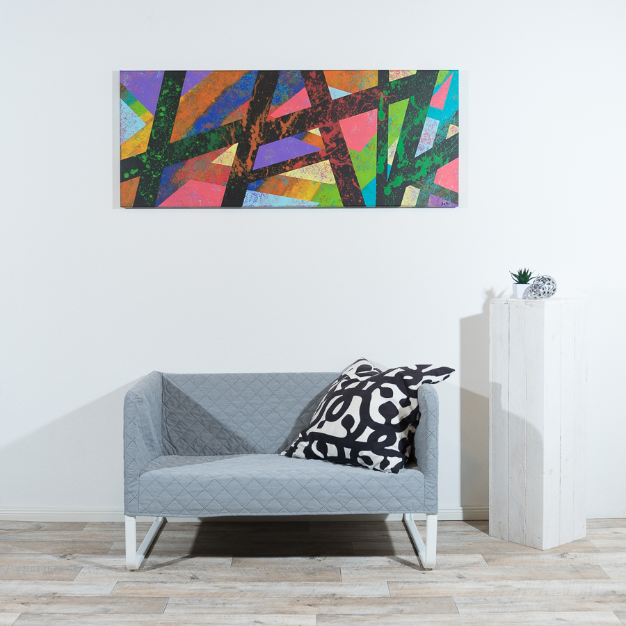 #35 über und drüber                  60 x 150cm