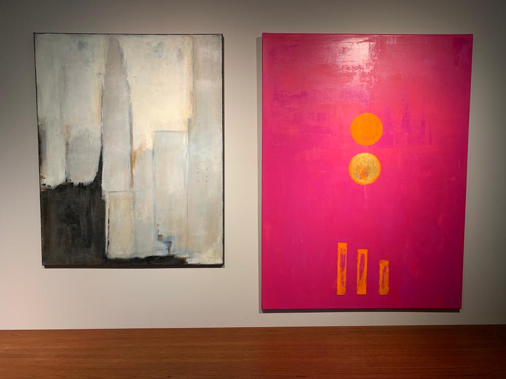 N.Y. trifft just Pink! Acryl auf Leinwand, 90 x 120 cm / nicht verfügbar