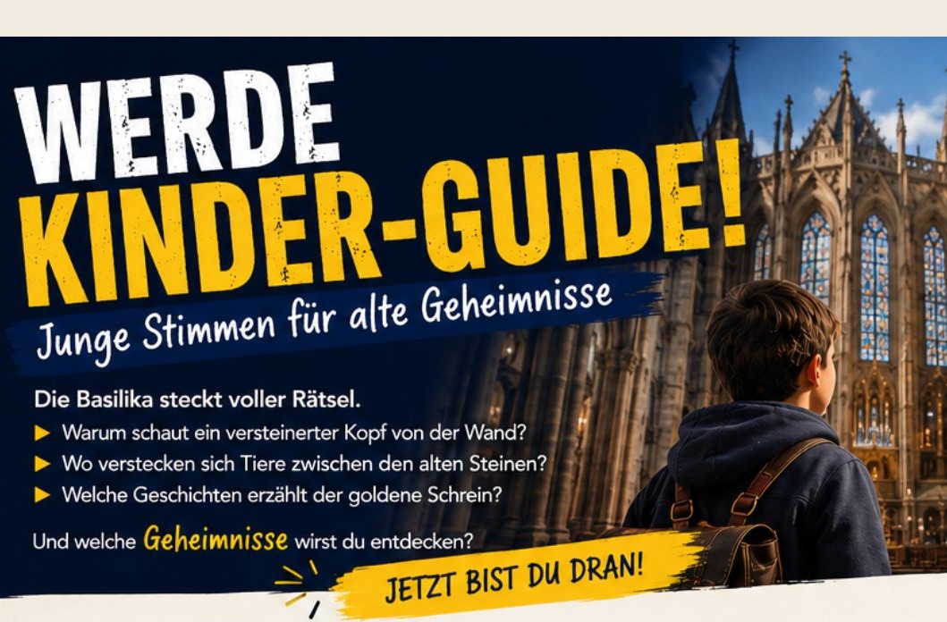 Werde Kinder Guide in der Basilika