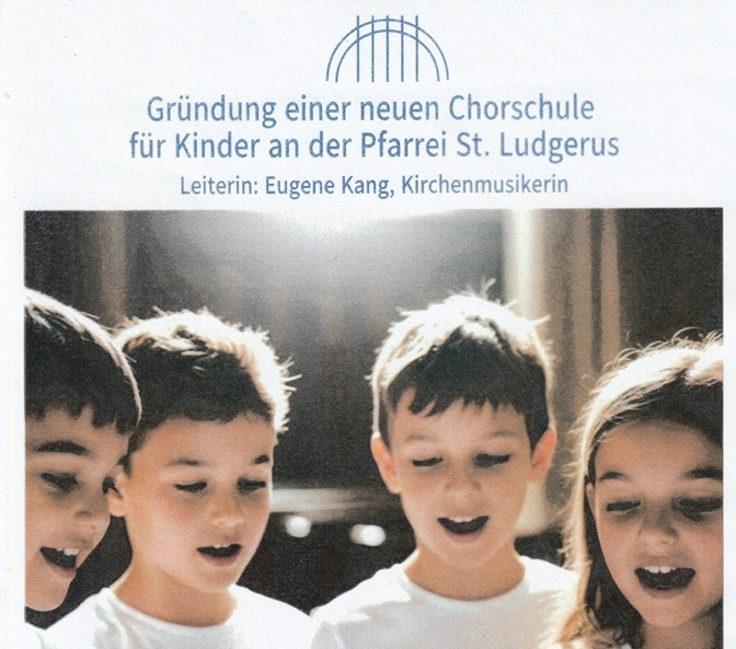 Neue Chorschule für Kinder an der Pfarrei St. Ludgerus
