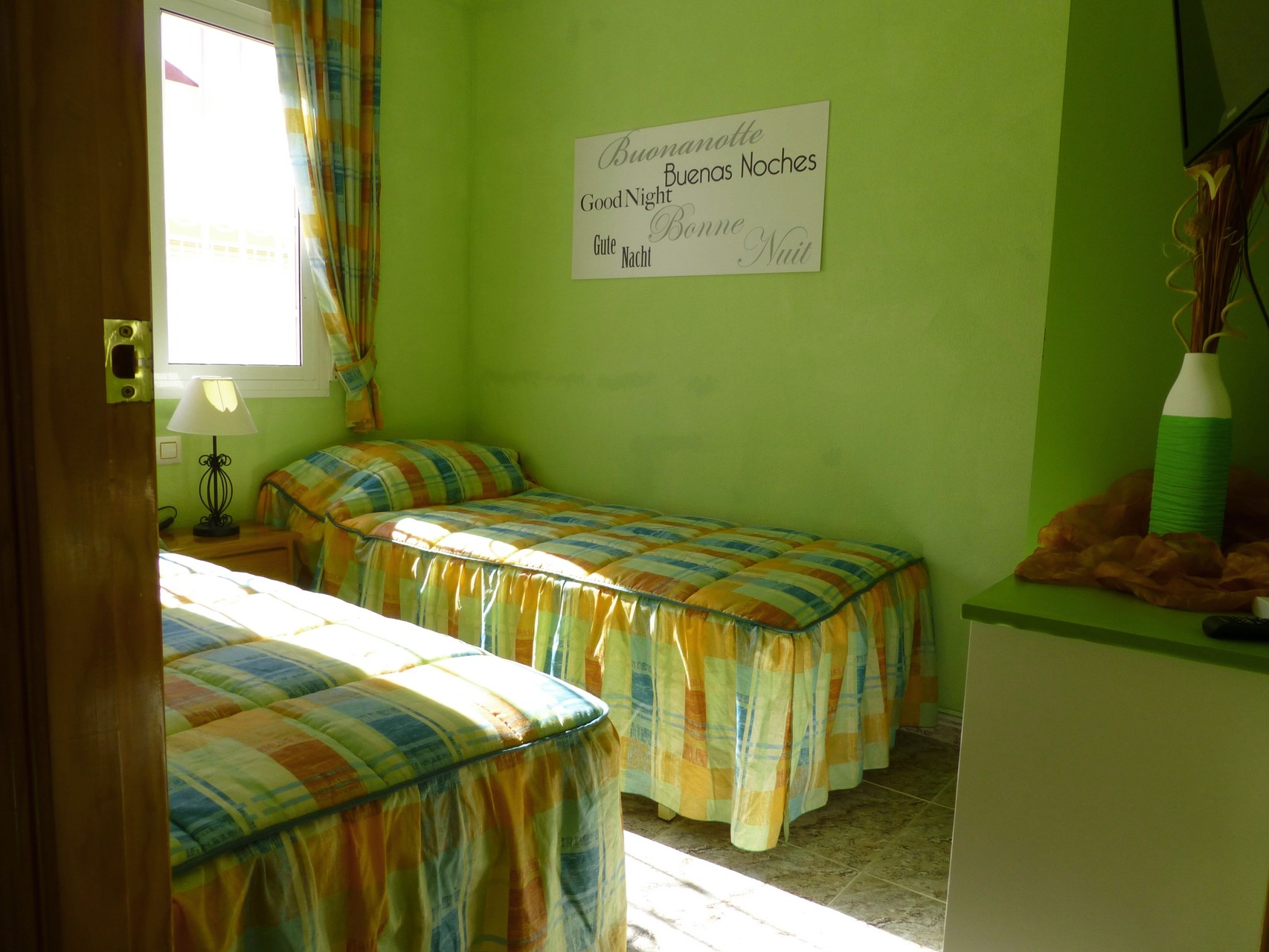 Kleines Schlafzimmer oben