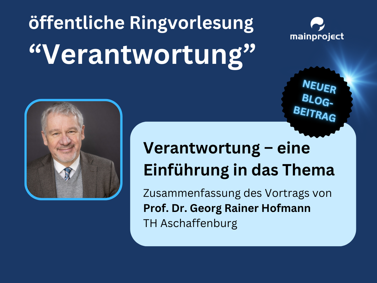 Ringvorlesung „Verantwortung“ – Einführungsvortrag