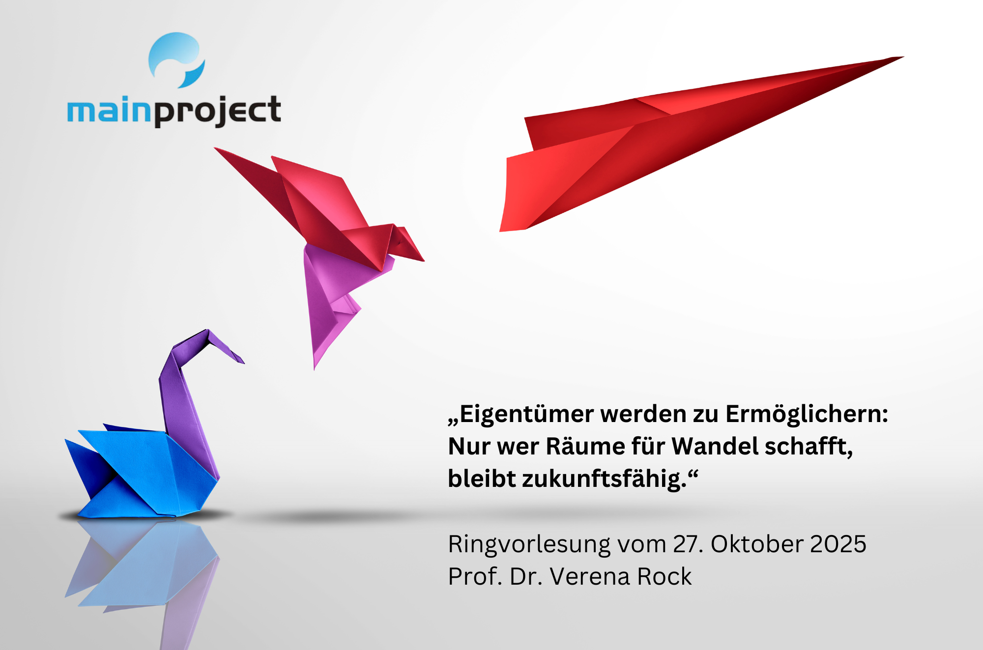 Ringvorlesung: Transformation der urbanen Immobilienwirtschaft: Wie sieht die Zukunft aus?