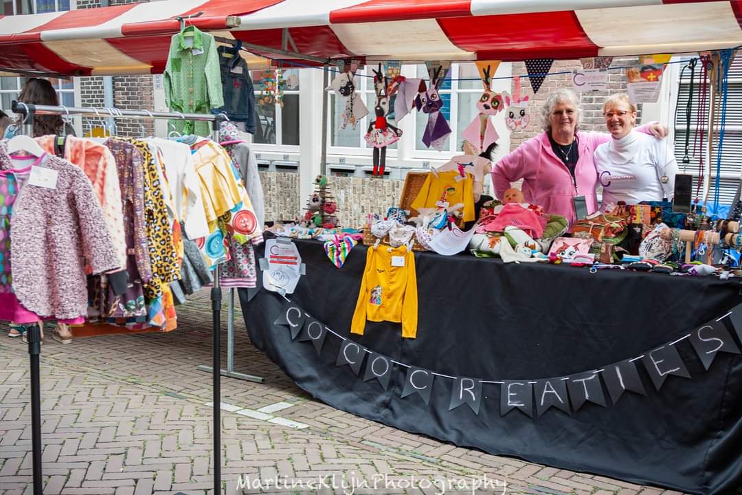 Onze kraam tijdens het Voorstraat Noord Festival in Dordrecht