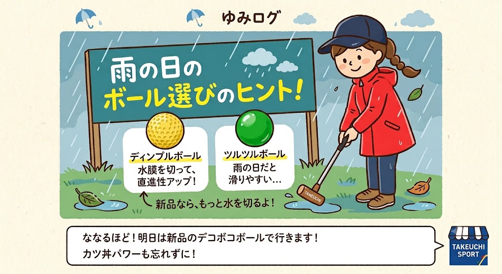 明日の県大会・協会長杯・雨の日の攻略法