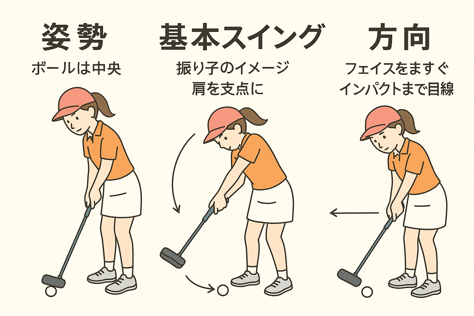 4.よくある質問 マレットゴルフの打ち方 コツ（1）