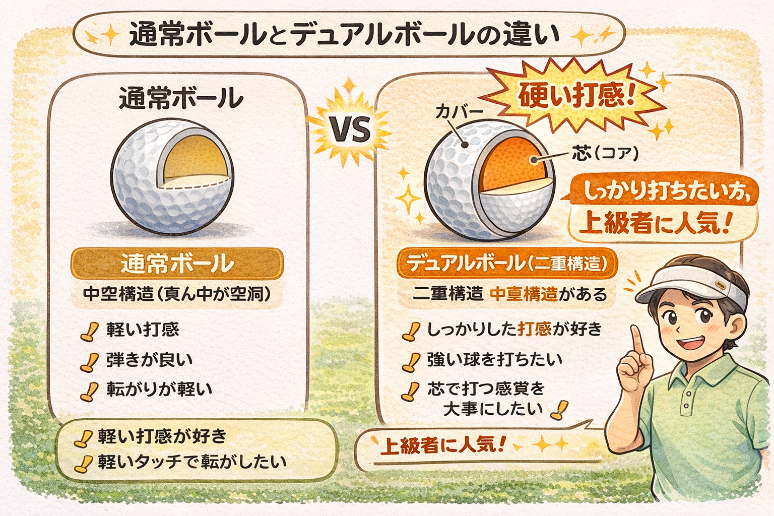 5・よくある質問｜デュアルボールってどう違うの？
