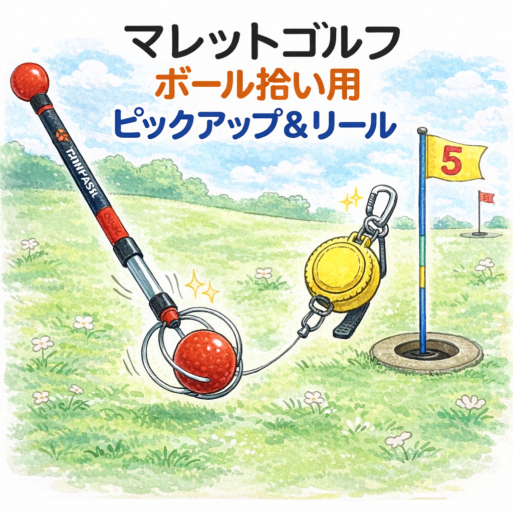 10．よくある質問｜ボール拾いに便利なピックアップ（ボールピッカー）とリールについて
