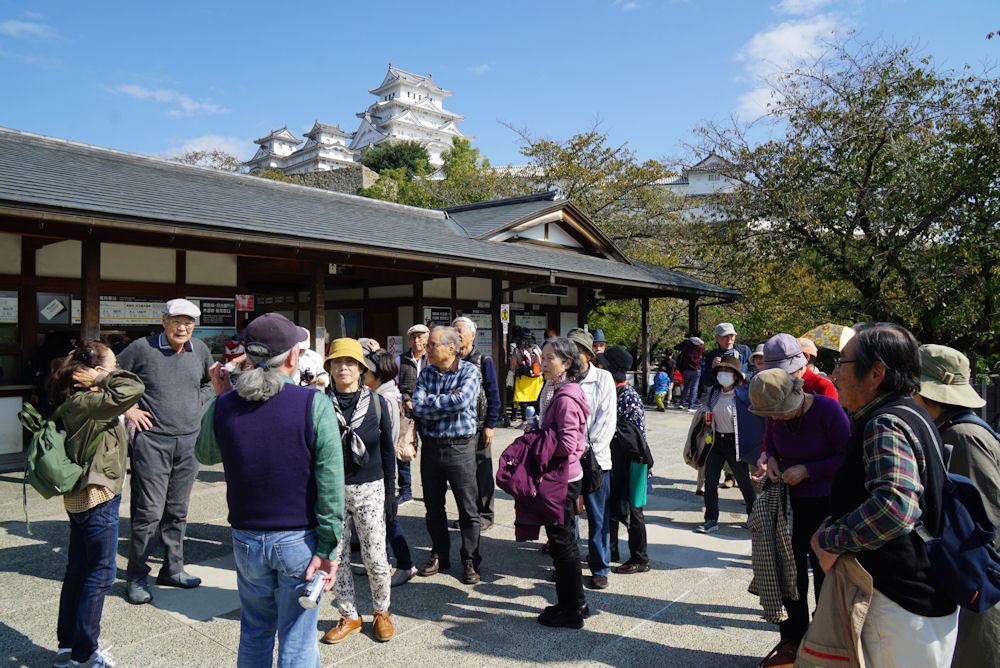 快晴の姫路に到着、修学旅行並みのドキドキ感で出発！