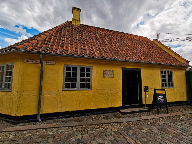 Hans Christian Andersens Geburtshaus in Odense auf der Insel Fünen