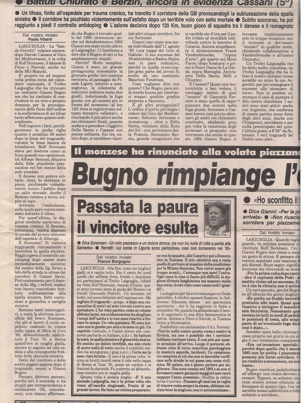 15 febbraio 1994 31° edizione Benvenuti su trofeolaiguegliastory!
