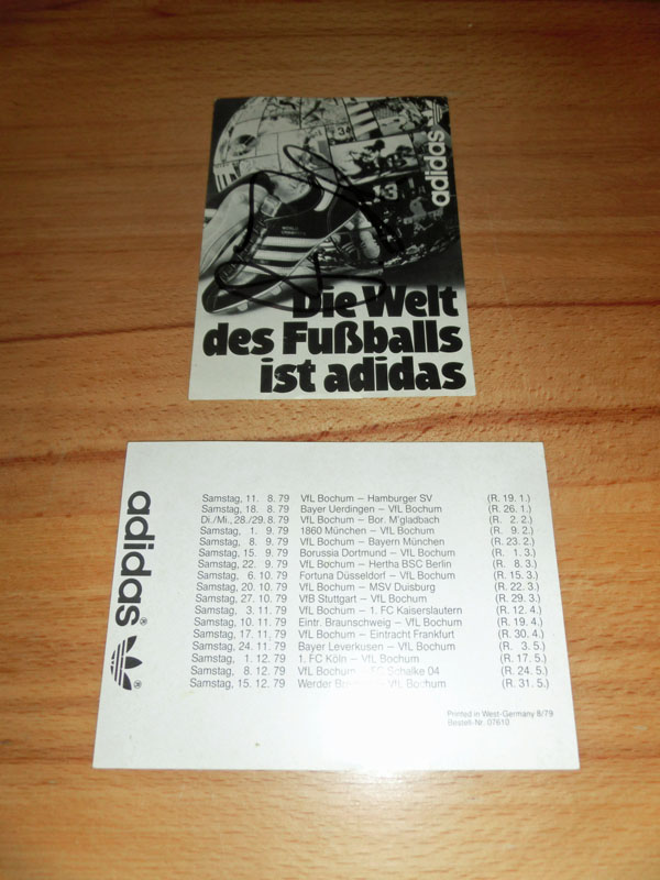 Mannschaftsfotos - Adidas Rückseite
