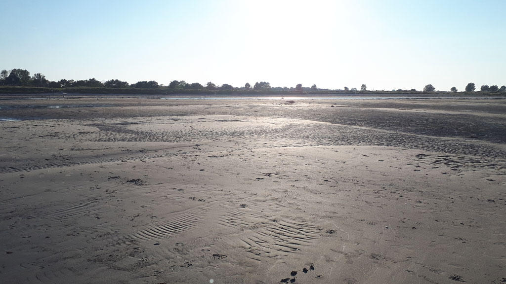 Blick zurück zur Düne