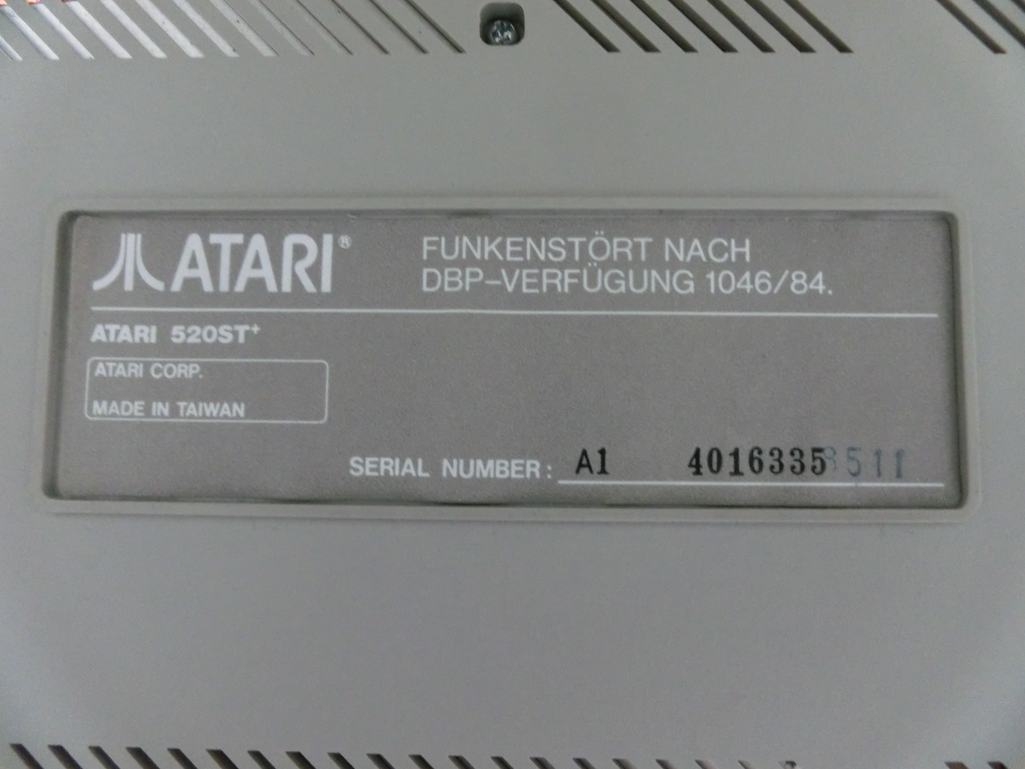 Die Seriennummer