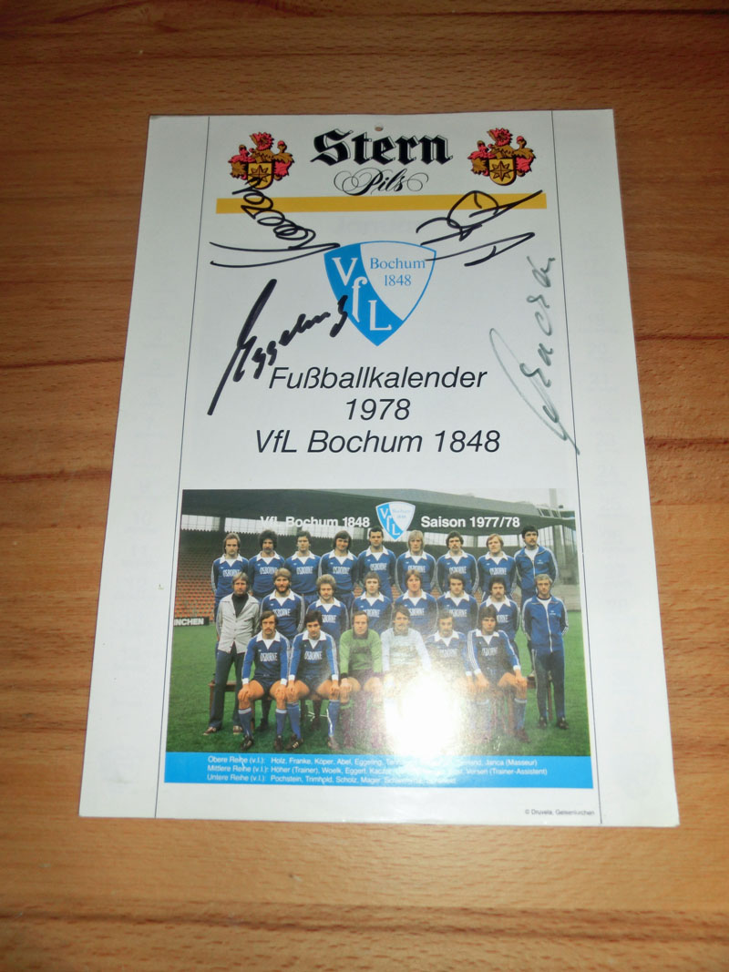 Fussballkalender 1978