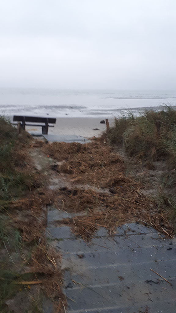 Linker Zugang zum Strand durch die Düne