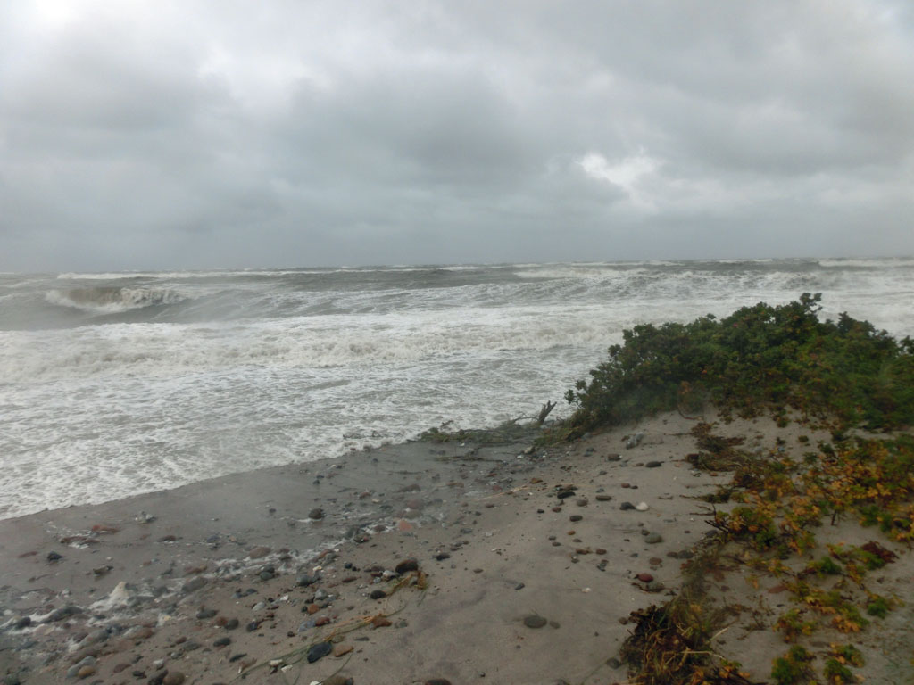 Wenkendorfer Strand: Blick nach Osten