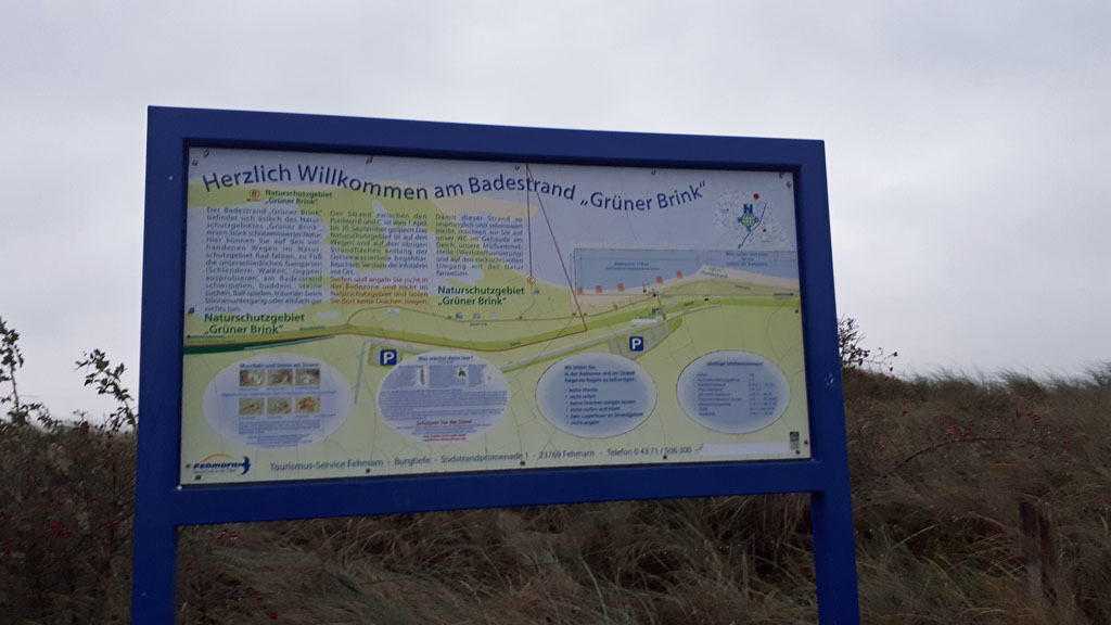Strand "Grüner Brink" im Norden (Nordosten) der Insel Fehmarn
