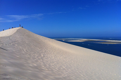 Réserve naturelle du Banc d’Arguin vue du sommet de la Dune du Pilat